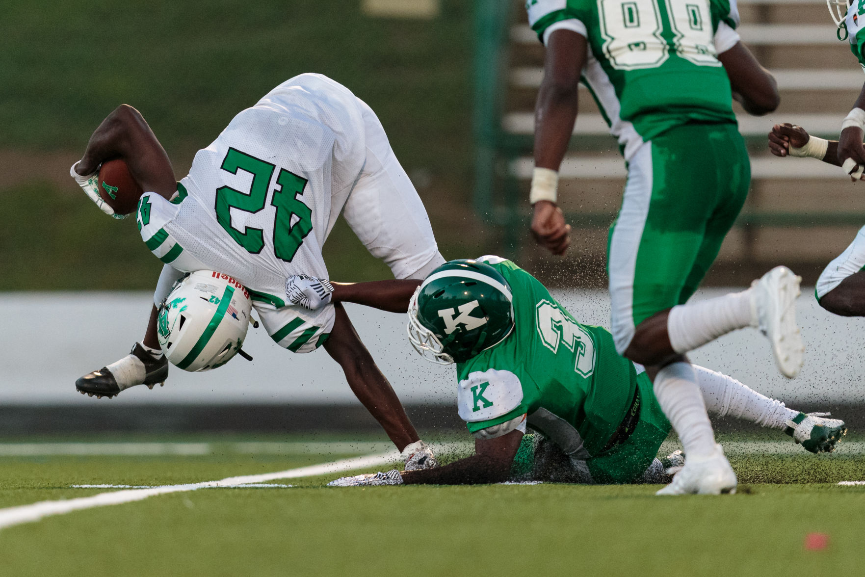 The A.L. Brown Wonders host the Gastonia Ashbrook Greenwave on a brand new field in their season opener.